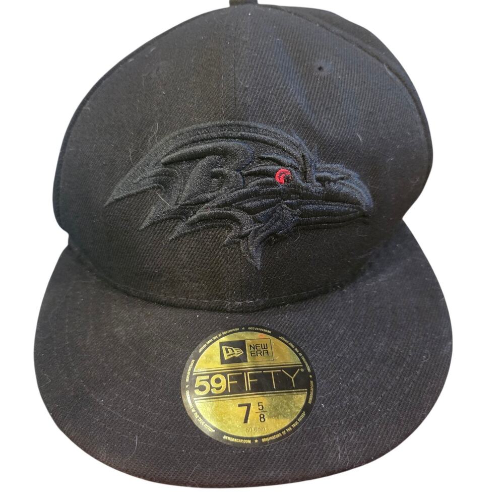 Baltimore Ravens New Era 59FIFTY Hat 7 5/8 Black DJ Shiesty Embroidered NFL